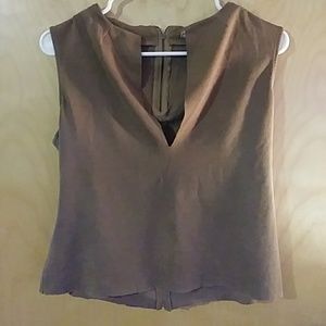 Suede tank